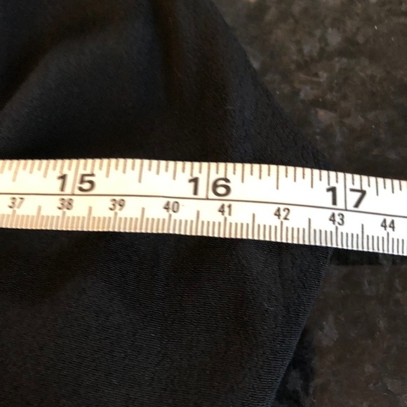 Vestique black halter tie Romper with waist ruffle size Medium - Picture 8 of 9